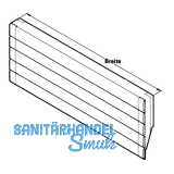 Standard Frontblende, Breite 600 mm, Euro Ahorn roh