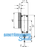 KFER Fhlhebelmessgert K 33 Messbereich 0,5 mm Ablesung 0,01 mm