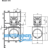Gleitschiene BOXER ISM, silber