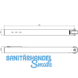 Mitnehmerklappe Geze CB flex silber