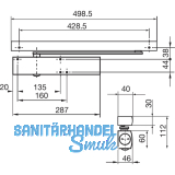 Gleitschiene E, silber