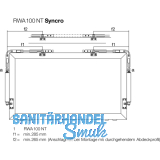 GEZE RWA 100 NT mit E250/ Hub 300 mm, Aluminium wei RAL 9016