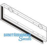 Glasklemmplatte TS 3000, Glasstrke max. 10 mm, silber