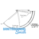Falztrschlieer GU FTS 24 fr Innentren, 140 kg