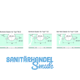 HETTICH Selekta Pro 2000 Glastr-Zierkappe, Topfart T22, Prz.-Zinkdruckg.vern.