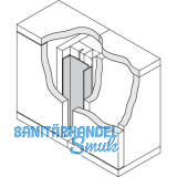 Fllprofil Aktor E-Gertebefestigung C-Profil vertikal,L 600 mm,Alu Edelst. Eff.