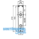GRUNDMANN Drckergt. WG 2000 - auf LS WC90, TS38 - 43, Neusilber eloxiert