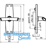 GRUNDMANN Fenstertrieb FAVORIT 1020 - Alu poliert