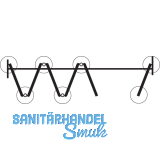 Hohlkammerdichtung HAWA- Variofold/Centerfold 80/H, 10 Meter, Gummi schwarz