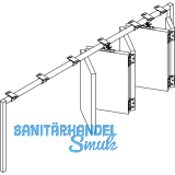 Rollapparat HELM 485 einpaarig mit Drehlager, Stahl gelb passiviert