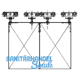Tragwinkel HELM 395, Loch- 5,4 mm, Stahl gelb passiviert