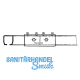 Verbindungsmuffe HELM 1103, Schraube M6 x 10 mm, Stahl gelb passiviert