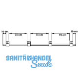 Wandbefestigungsmuffe HELM 301, Loch  11 mm, M8 x 16, Stahl gelb passiviert