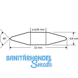 KAUFMANN HM-Ersatzschneidrad zu Fliesenschneidmaschine Maxiflies