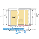 HETTICH SYSTEMA TOP 2000 Hngeregistratur-Rahmen verstellb., AB 700-872mm, schw.