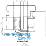 Trband BAKA Protect 4010 3D FD o. Stiftsich. 1 Satz= 3 Stk. Edelstahl