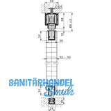 HAWA-Variofold 80/H Grundgarnitur, m. Drehlager und Fhrung