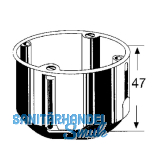 Hohlwanddose, Tiefe 46 mm,  68 mm, orange