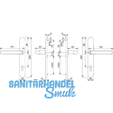 HOPPE Drckergt. LUXEMBOURG - auf LS PZ88, TS67 - 72, 8, 5, silber eloxiert