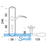 HOPPE SH-Drckergt. MNCHEN - auf LS PZ88, links, TS-80, Mess. PVD-besch.