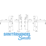 HOPPE SH-Drckergt. PARIS - auf SS, PZ92, TS67 - 72, oK., Alu, silber elox.