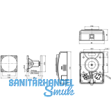 Haftmagnet inkl. Gegenplatte schwenkbar Gr. 05, hnl. lichtgrau RAL7035