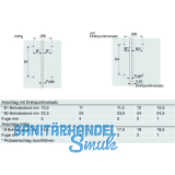 HETTICH Klips-Mittelscharnier, Stahl vernickelt