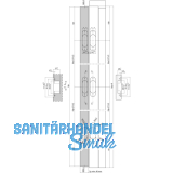 Trband K6700, universal, Zamak verchromt matt