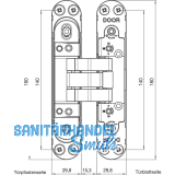 Trband K2000 TWIST Zamak vernickelt matt