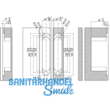 Trband K2000 TWIST Zamak vernickelt matt