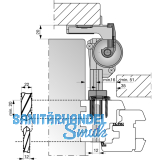 Ladeninnenffner-Band Rustico, Gr. 2, (56924)