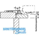 Ladenlangband Rustico gerade, 250 mm, (14080)