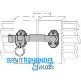 Fensterladenverschluss mehrflgelig, m. kurzer Kurbel, 14216