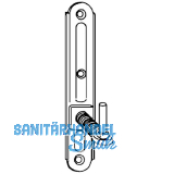Ladenverstellkloben Rustico m. Gewinde u. Konsole, 65 mm, Pl. 25 x 150 mm(14019)