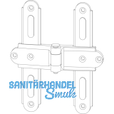 Ladenmittelband Rustico fr Faltlden, 107 x 150 mm, schwarz (14312)