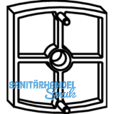 Unterlage MACO Rustico fr Anschlagpuffer, 10 mm, schwarz (43559)