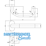 MARCHESI Drckergt. MARCO - auf ovaler Rosette PZ, TS - 65, 32x62, VK, EM.