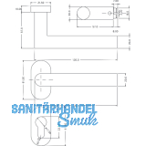 MARCHESI Drckergt. RIGA - auf ovaler Rosette PZ, TS-65, 32x62, VK8, Edelstahl
