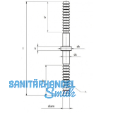 Tr- Blendenverbinder VB 15, 5.2, L 70, Stahl verchromt