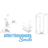 Schwallschutz 1800 mm, Alu silber glnzend (69070.31)