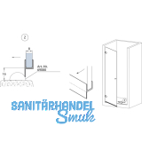 Dichtprofil, hart - weich fr 8 mm, 2010 mm, transparent (69120)