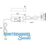 LED-Netzgert NG37, 12 V/DC, 10-fach Verteiler, Leistung 15 W