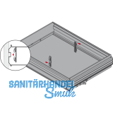 HETTICH SYSTEMA TOP 2000 Orgaclip, Kunststoff Alu-Finish