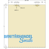 Cinetto PS06 Beschlagset stufenlos verstellbar Tragkraft 50 kg, 1 trig