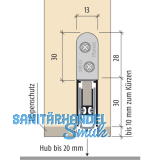 Trdichter Planet HS-RD, 971 x 13 x 30 mm, einseitig, Aluminium natur