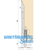 Kantriegel unten 15 x 250 mm abgerundet (4010)