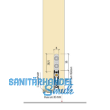 Trdichter PLANET US-RD, 710 x 8 x 30 mm, einseitig, Aluminium natur