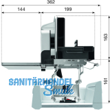 Metall-Einbau-Allesschneider AES 52 S silbermetallic, rechts