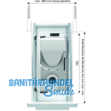 Metall-Einbau-Allesschneider AES 52 S silbermetallic, rechts