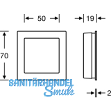 Schiebetrmuschel FSB 42 4253 eckig, offen, Edelstahl feinmatt